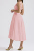 ruched-v-neck-sleeveless-dress-with-pockets OhSoStyled at Sophia's Style-25